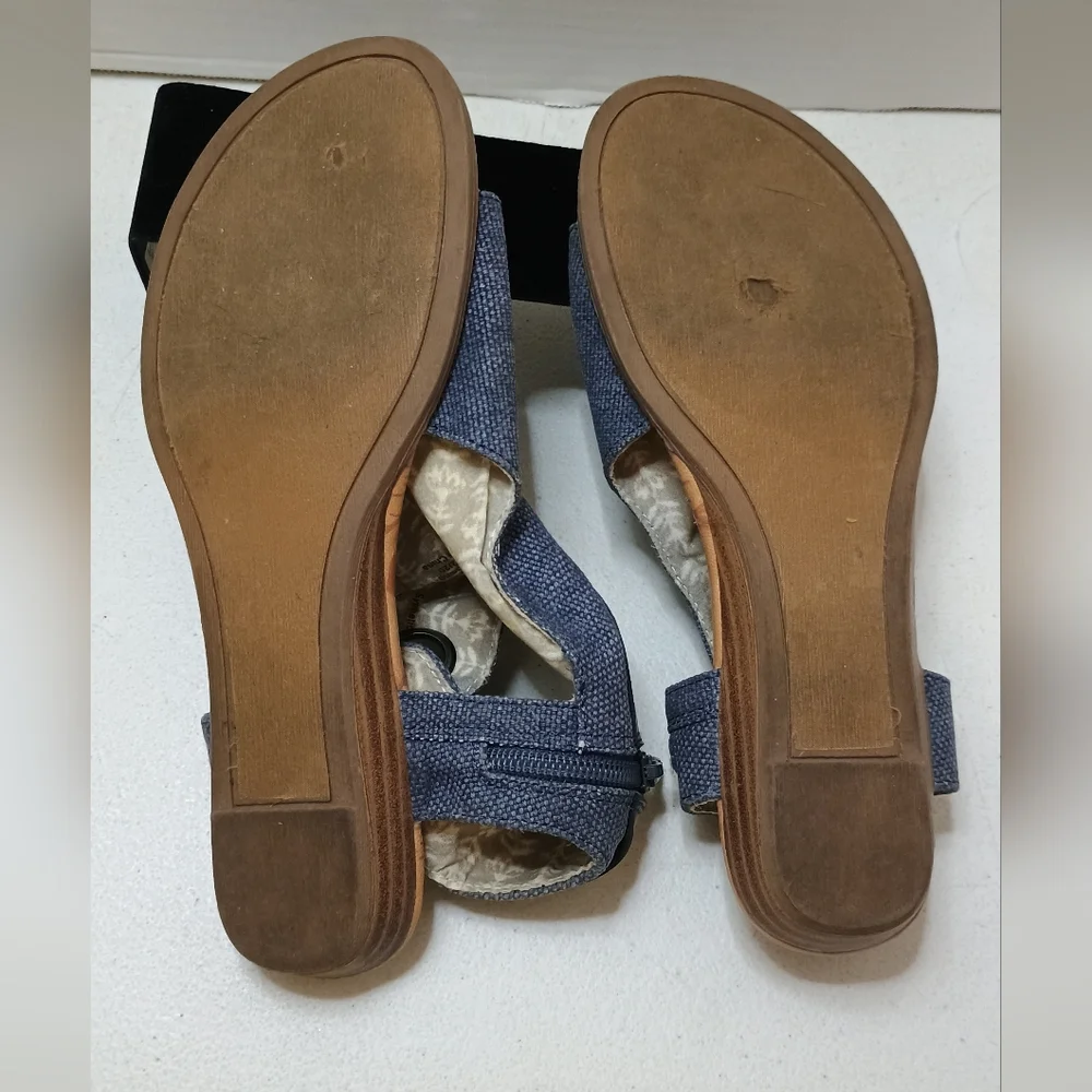 Blow Fish Blue Open-Toe Sandals with Buckle Size 7 - Picture 6 of 6